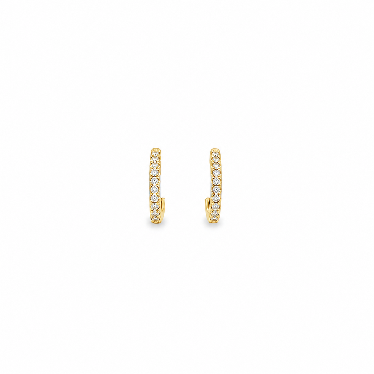14Kt Huggie Earrings