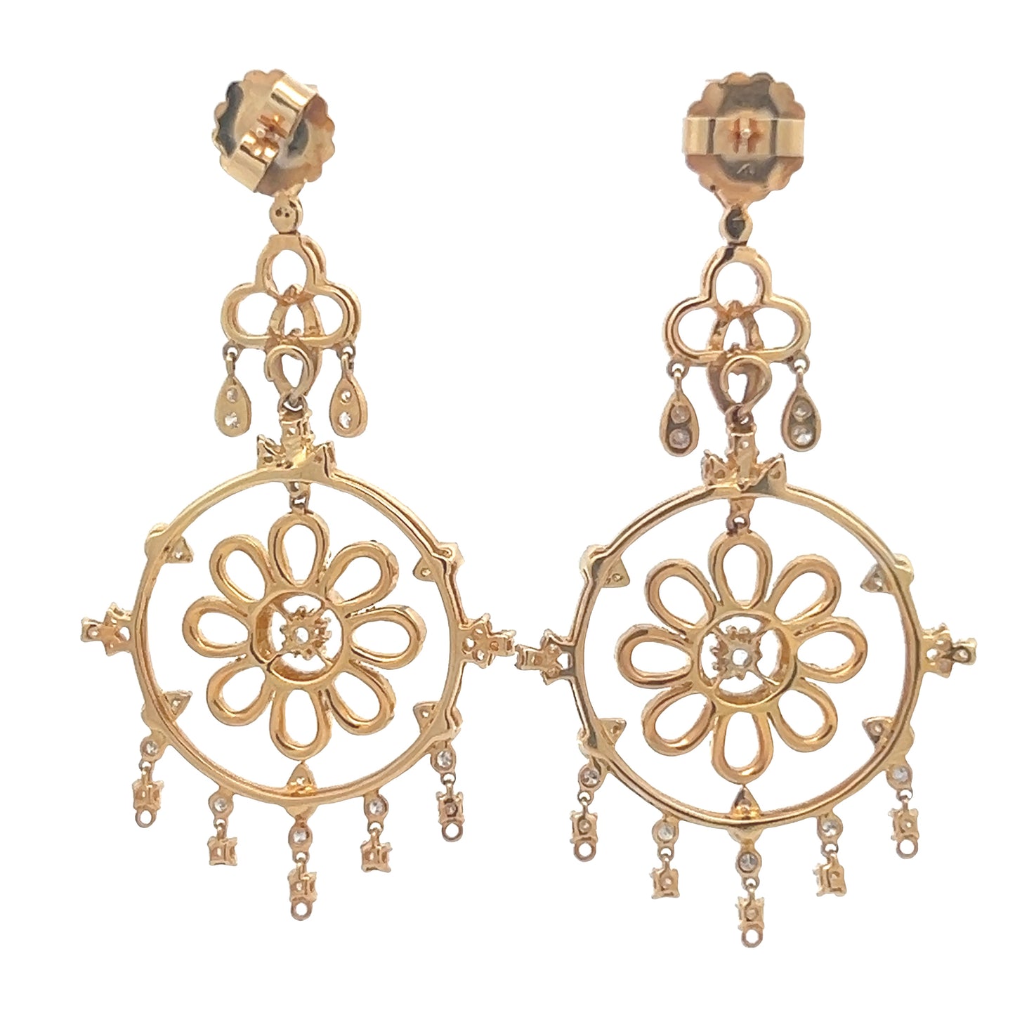 Chandelier Pinwheel Earrings