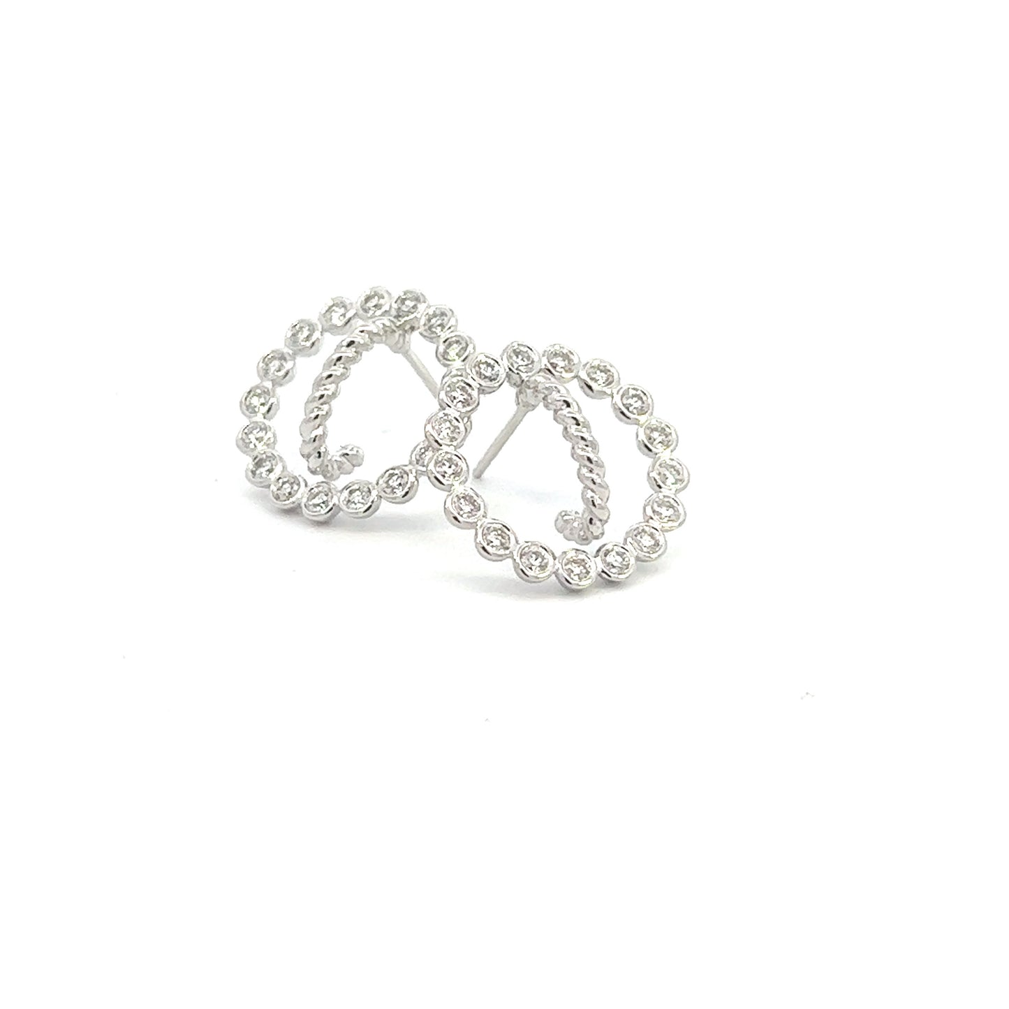 Open Circle Earrings