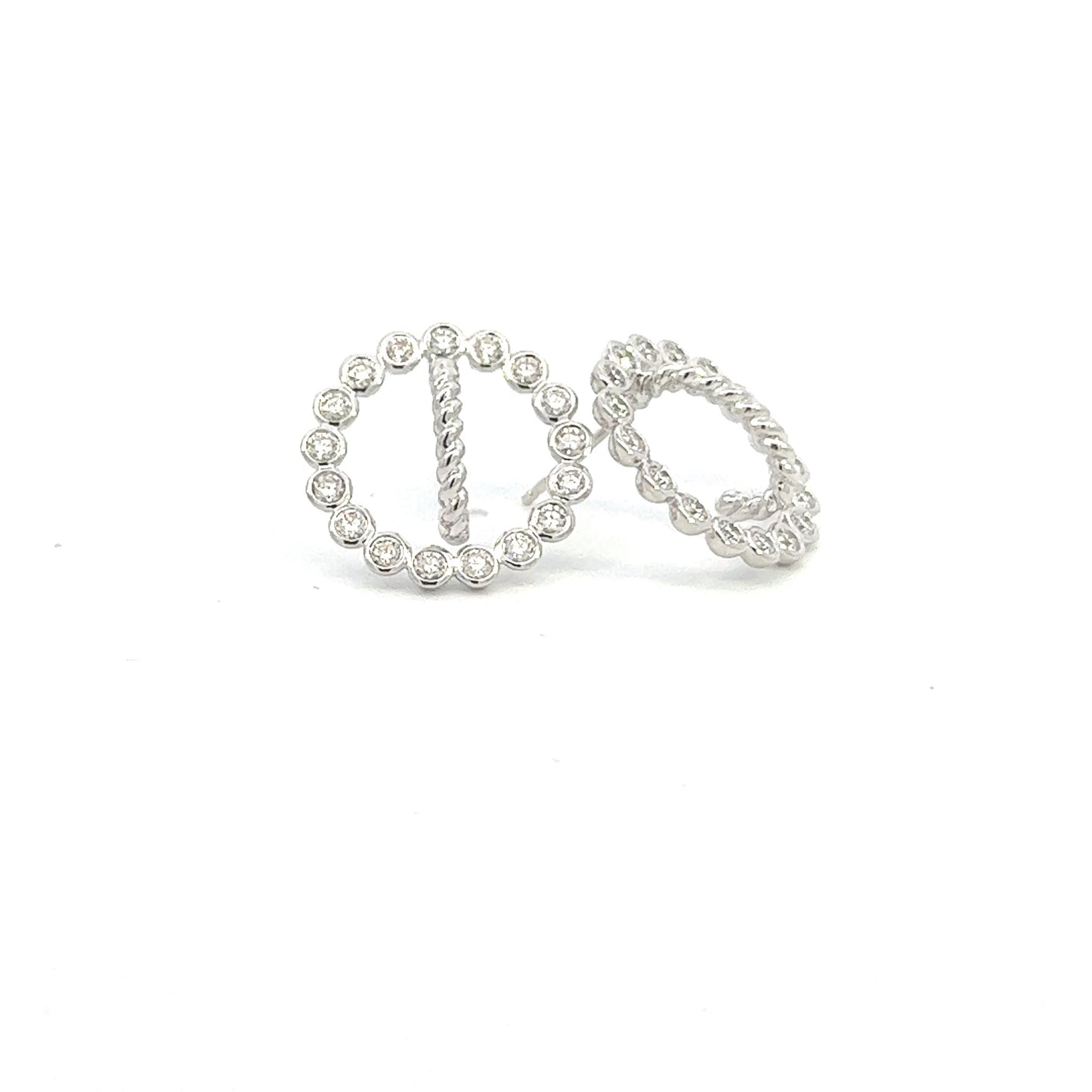 Open Circle Earrings