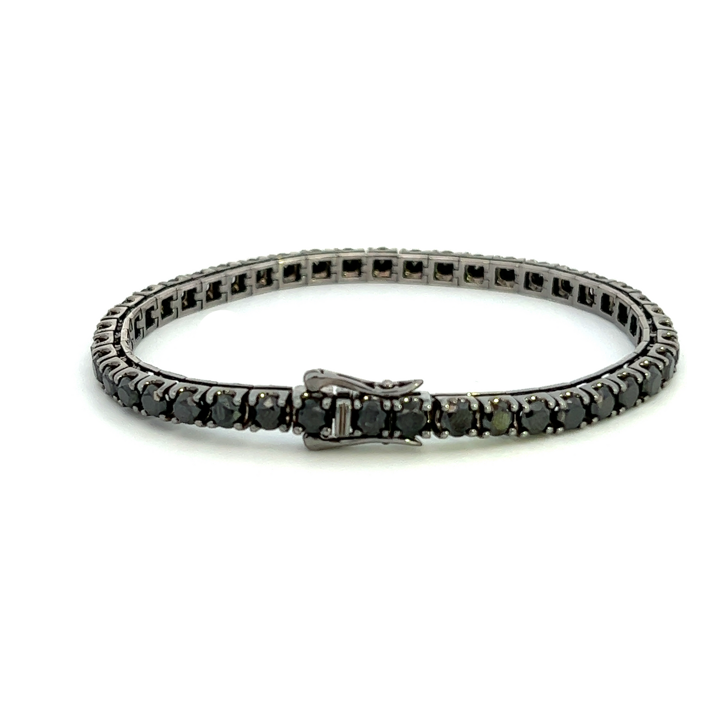 Black Diamond Tennis Bracelet