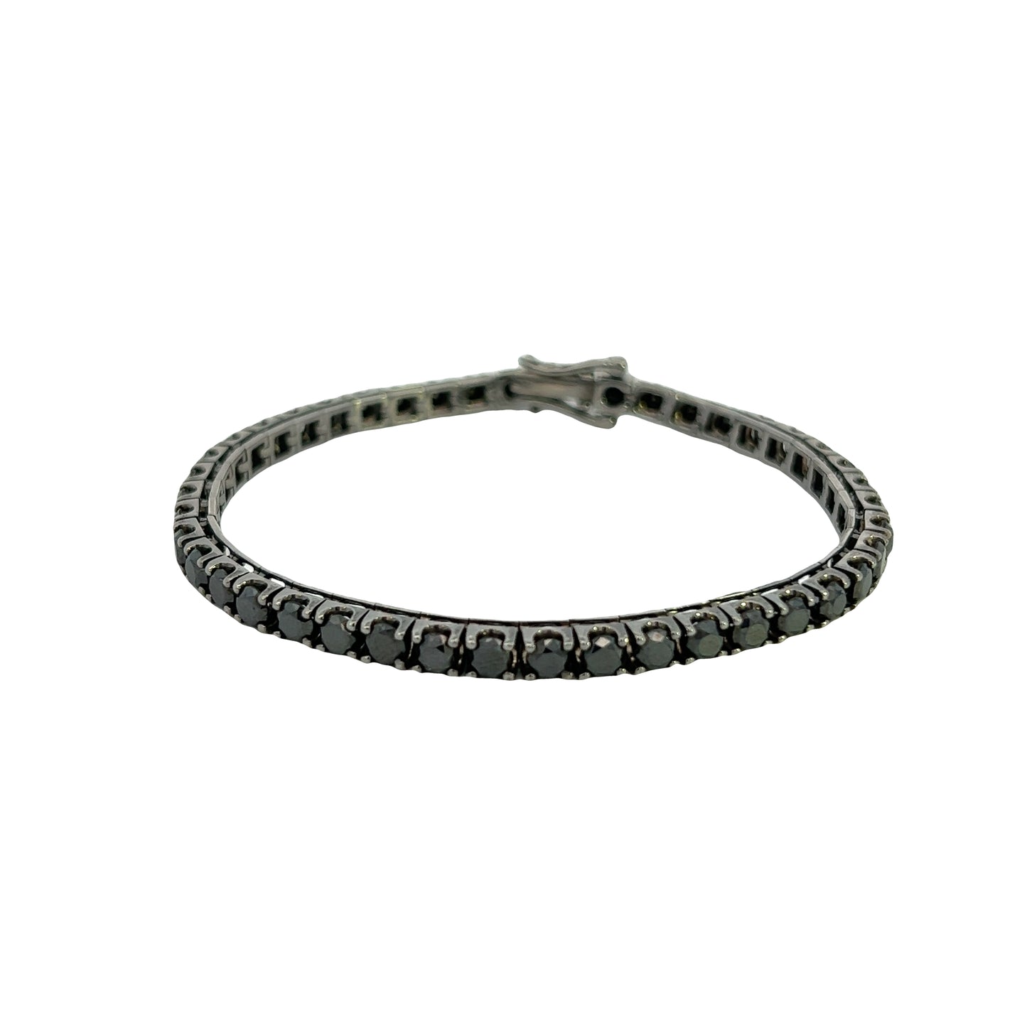 Black Diamond Tennis Bracelet