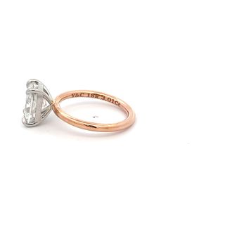 Rose Gold Engagement Setting