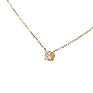 Single Diamond Necklace