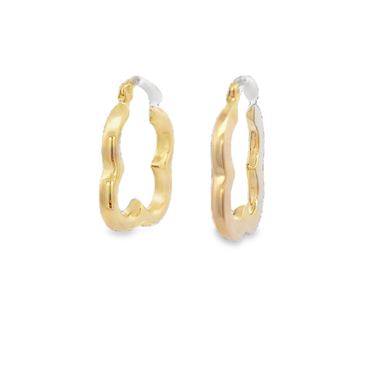 Clover Hoop Earrings