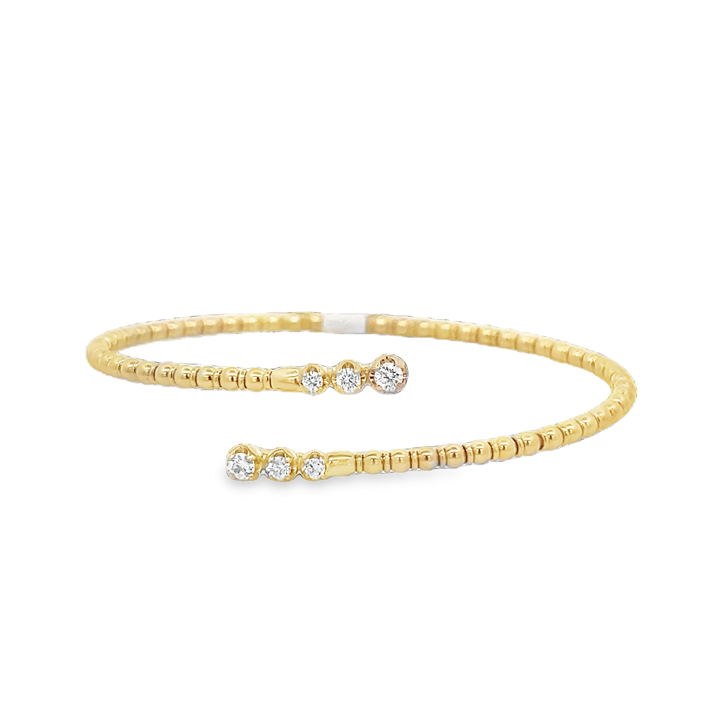 Caviar Bead Bypass Bracelet