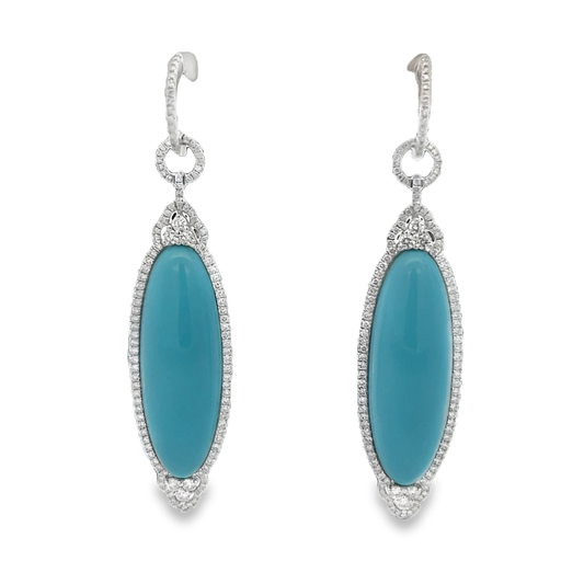 Elegant Turquoise Earrings