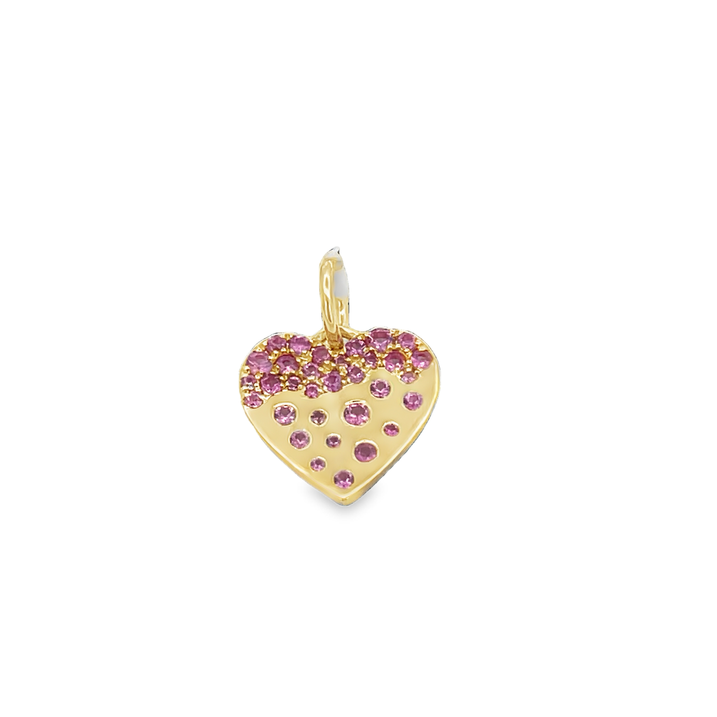 Pink Heart-Shaped Charm