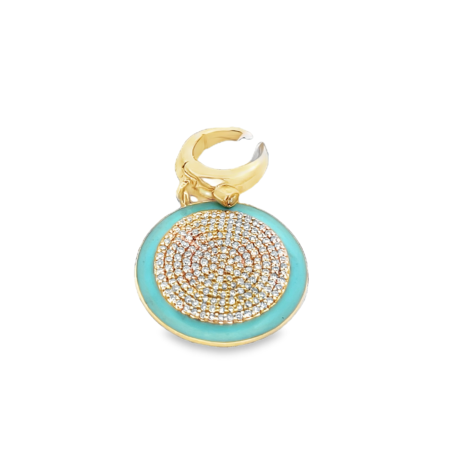 Gold and Turquoise Charm