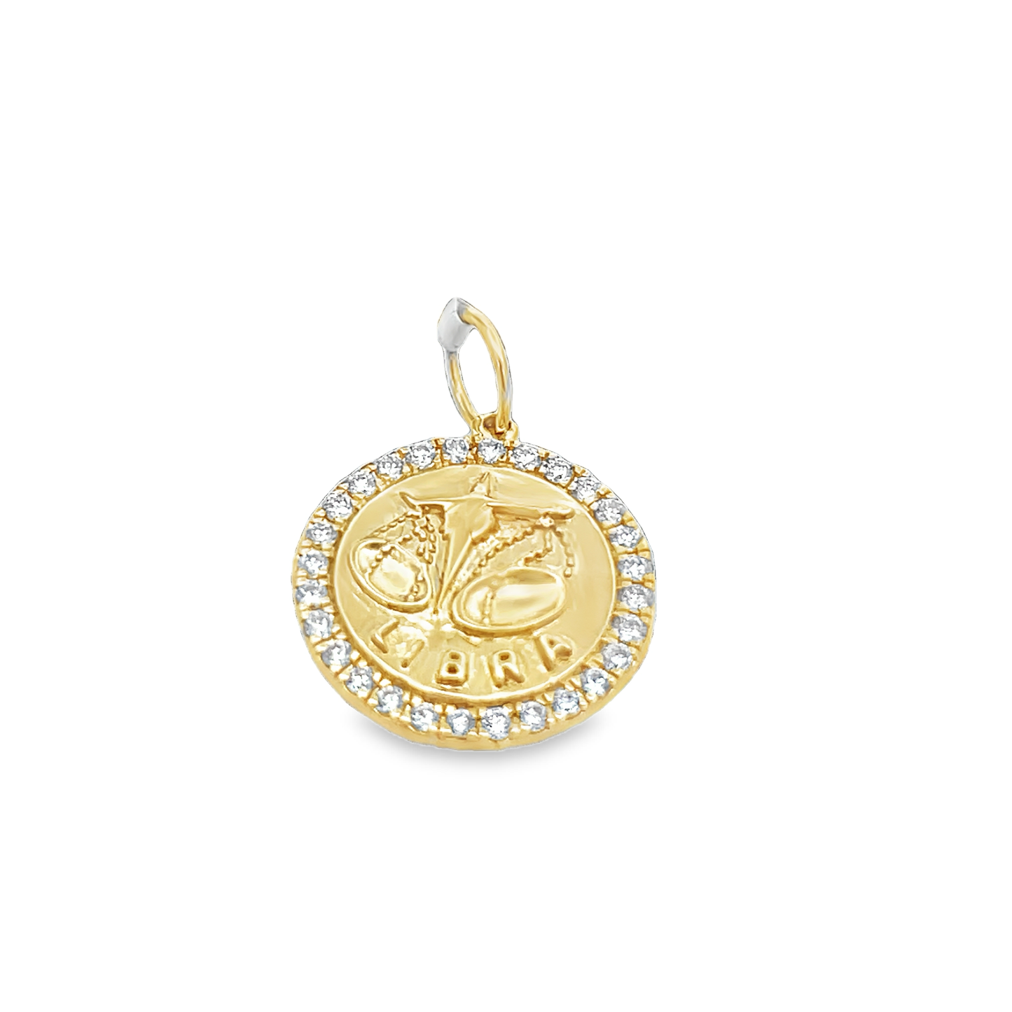 Gold Libra Charm
