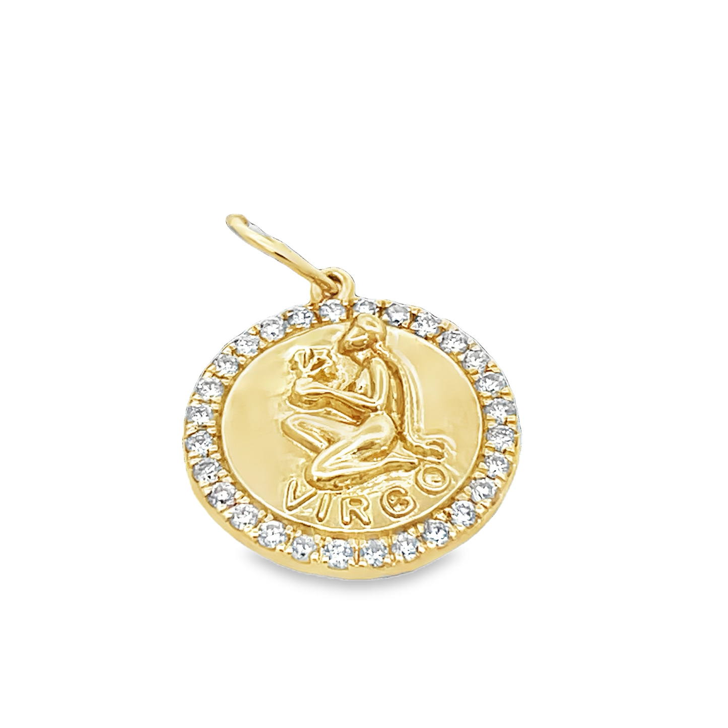 Virgo Gold Charm