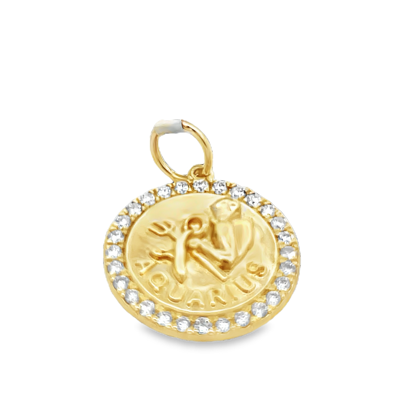 Aquarius Gold Charm
