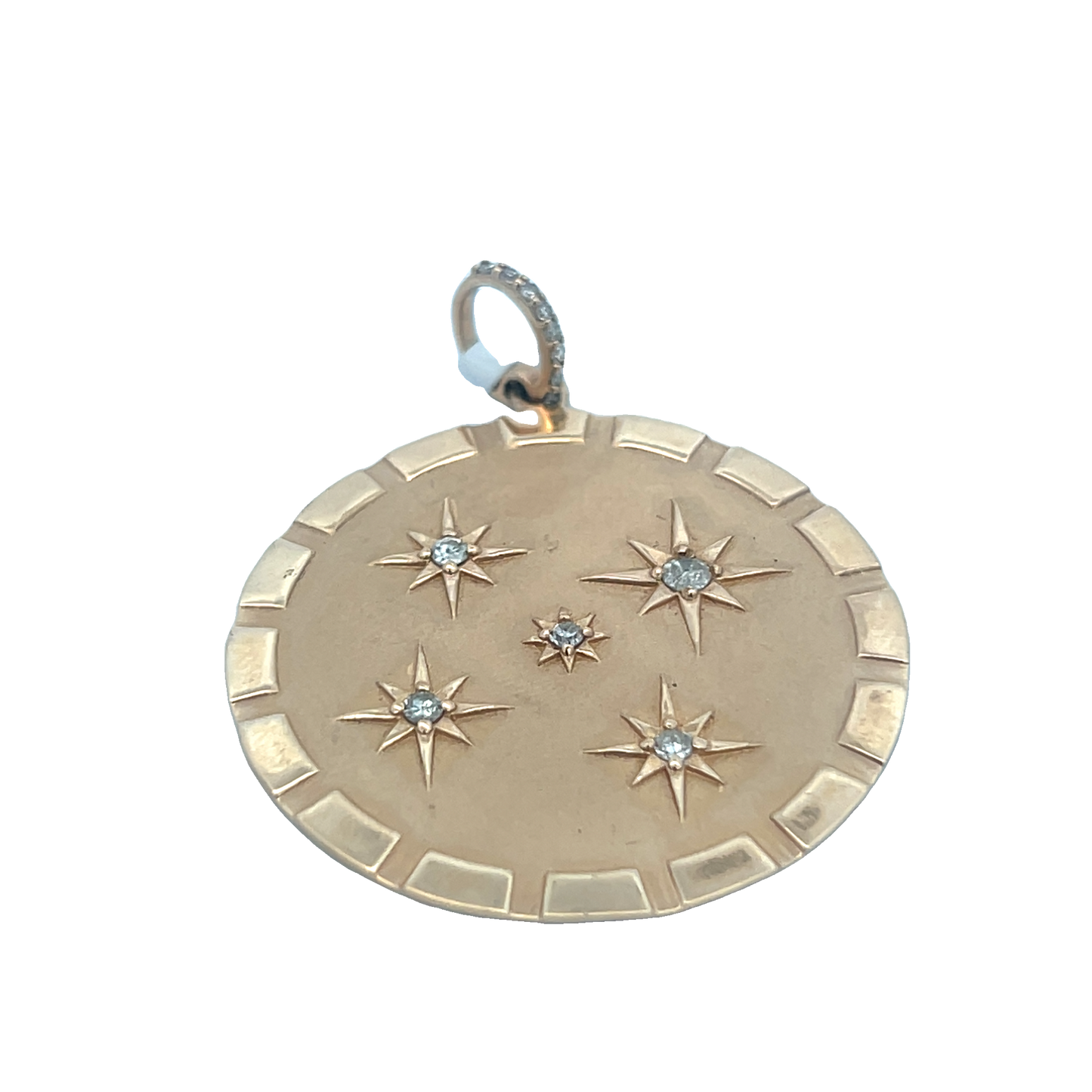 Star-Studded Circle Charm
