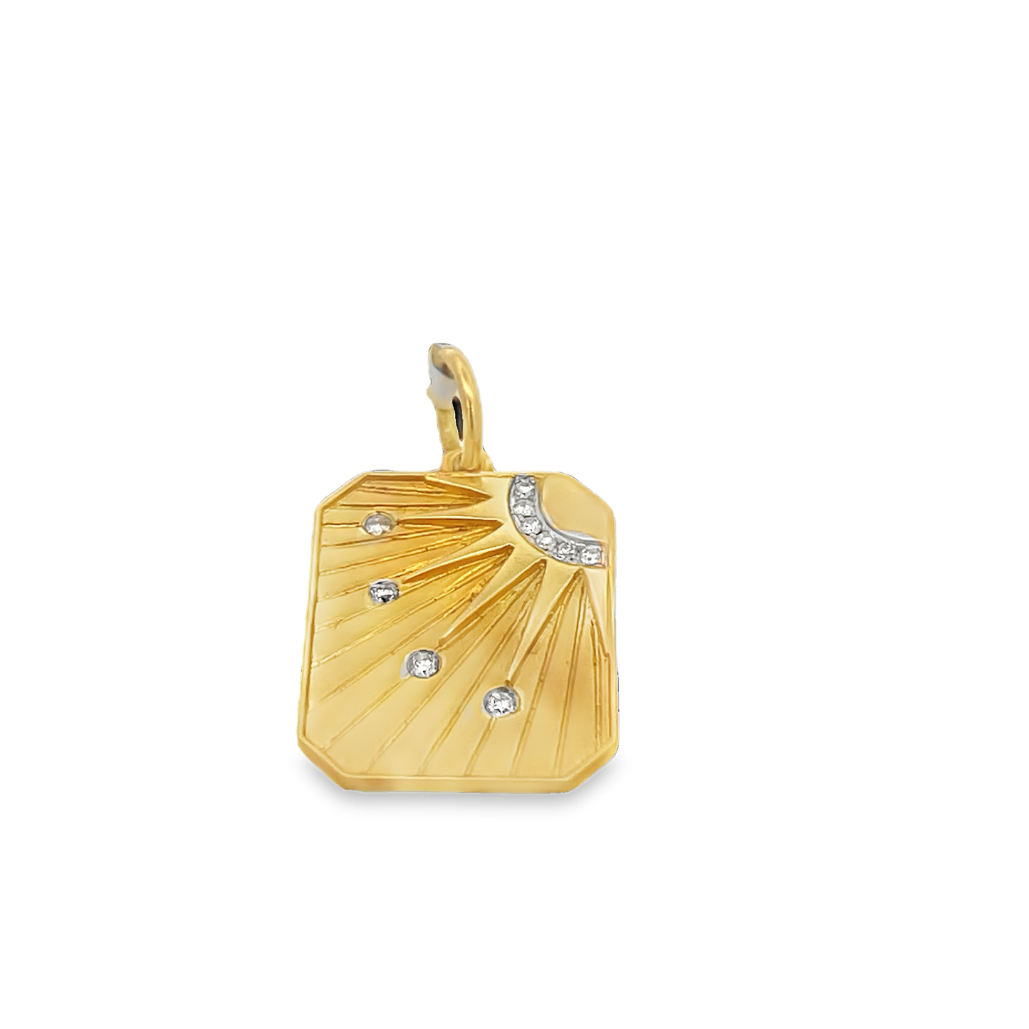 Gold Sunburst Charm