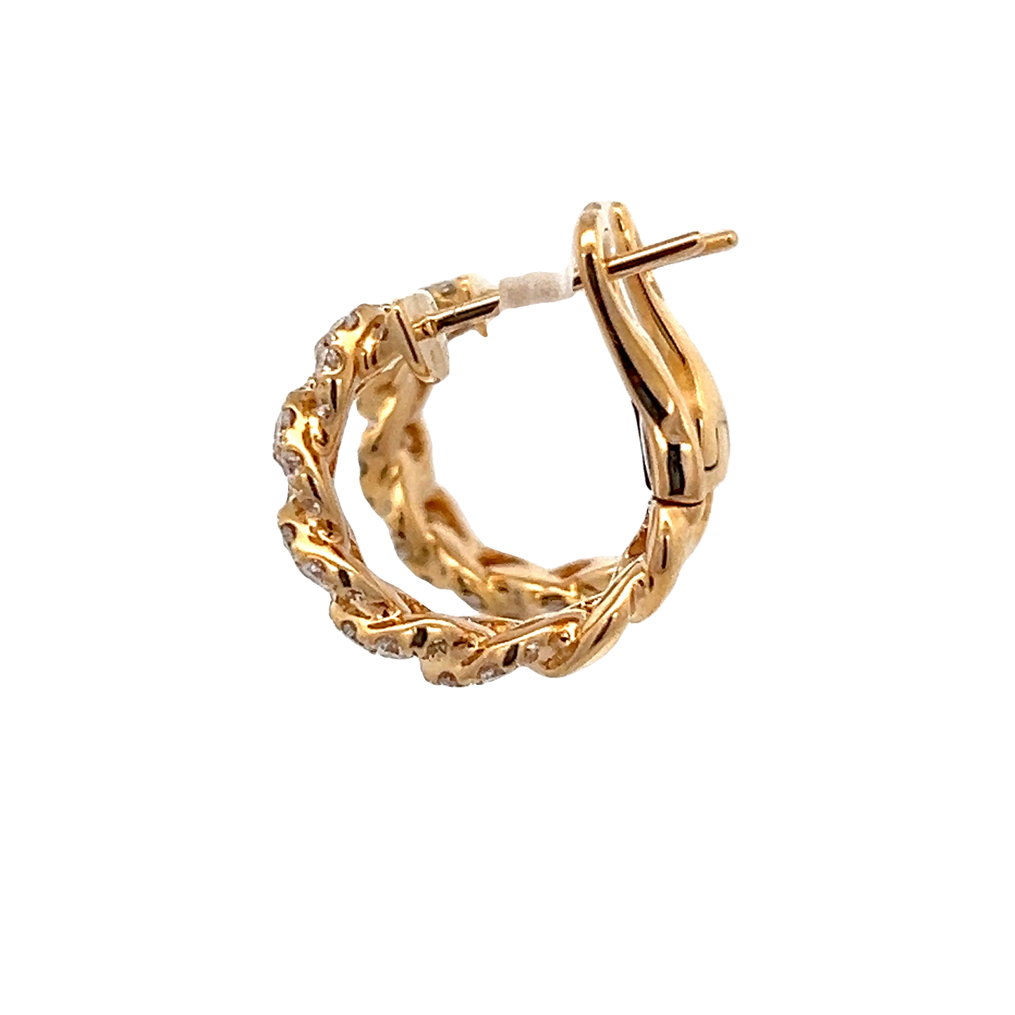 Yellow Gold Huggie Earrings