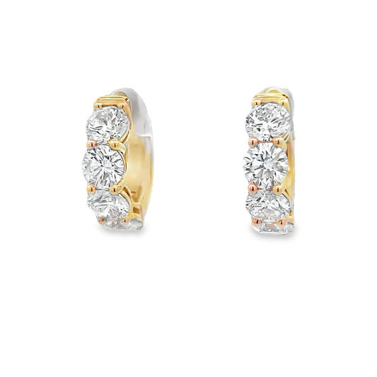 Round Diamond Earrings
