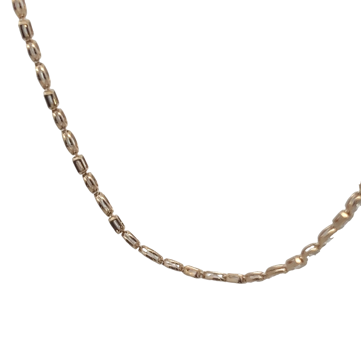 Multi Shape Diamond Tennis Necklace