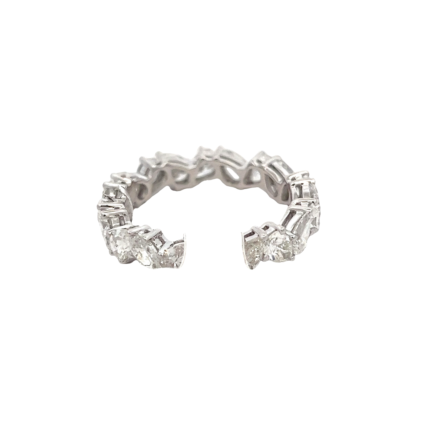Pear Diamond Eternity Band