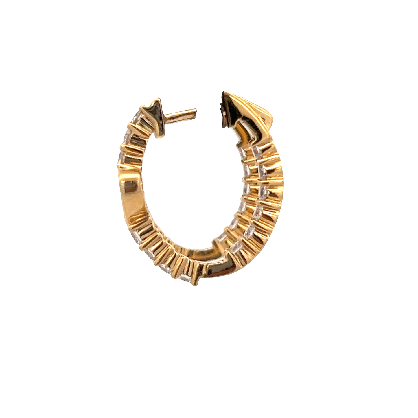Herat Hoop Diamond Earrings