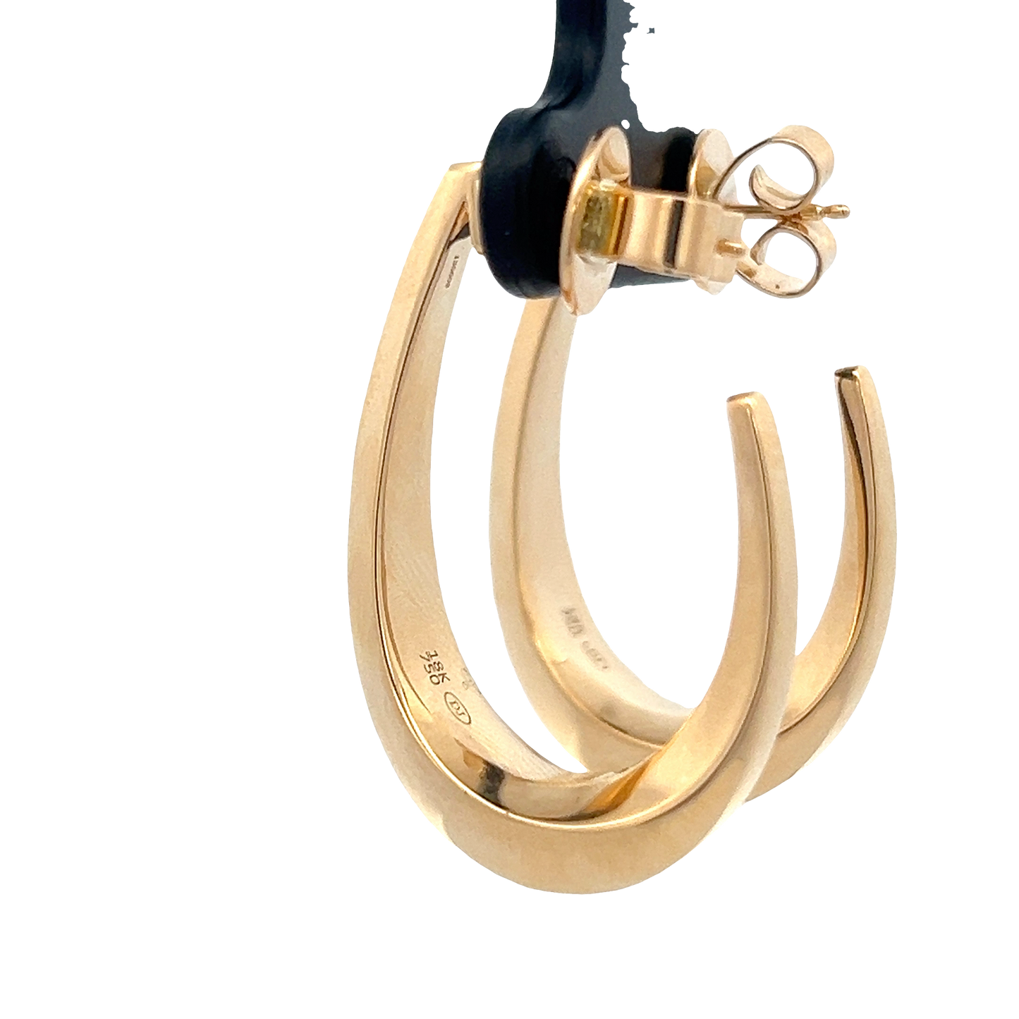 Round Diamond Gold Earrings