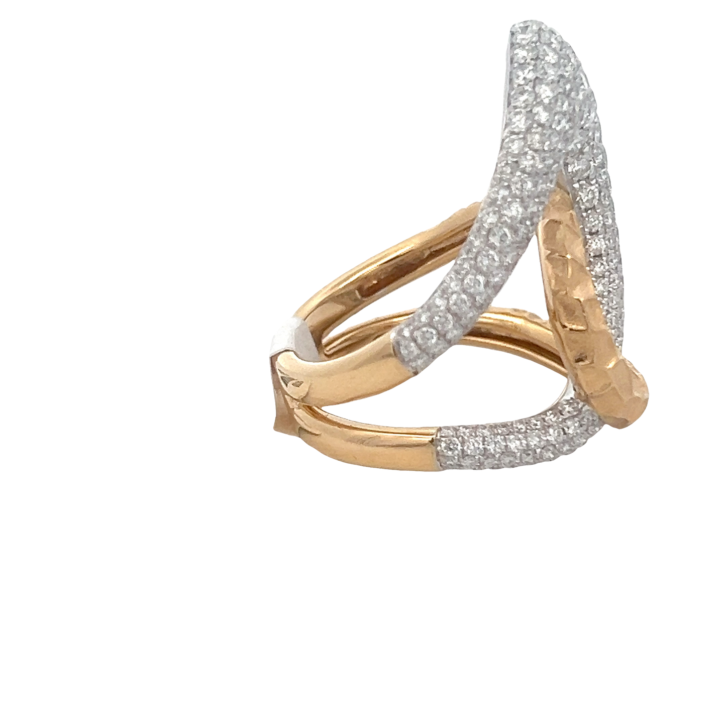 Diamond Link Fashion Ring