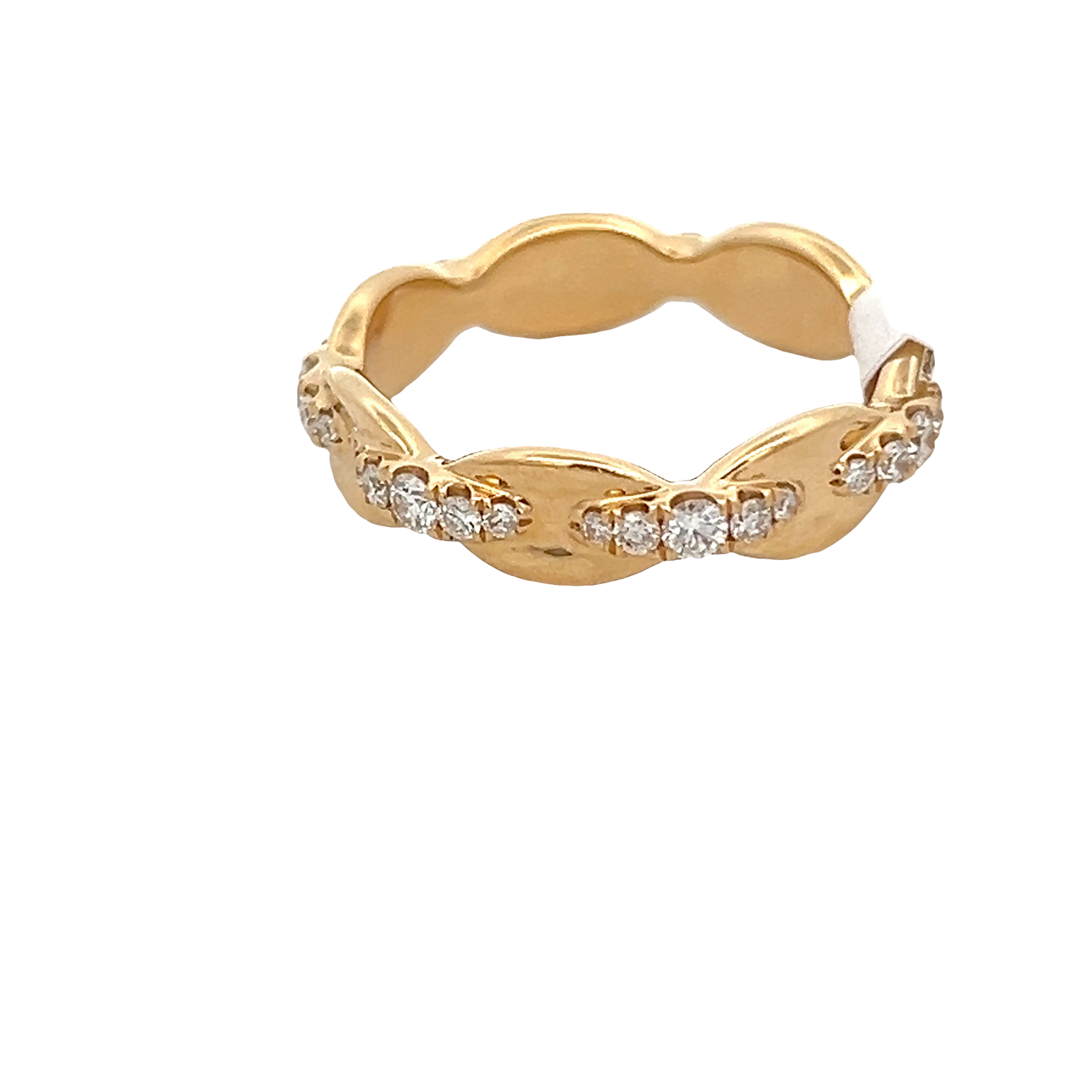 Diamond Link Fashion Ring