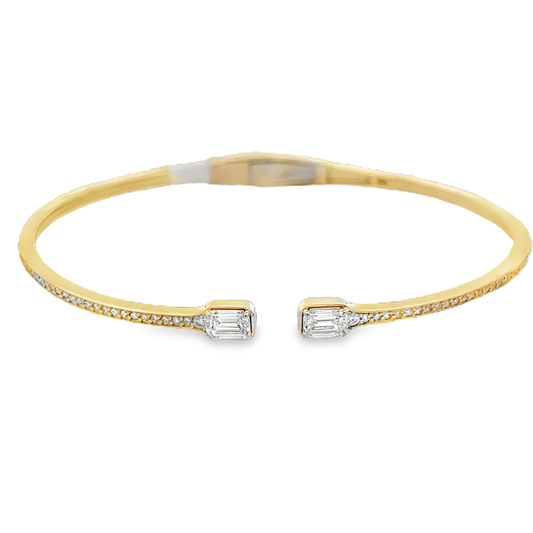 Diamond Cuff Bangle Bracelet
