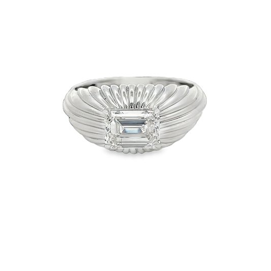 Emerald Diamond Fashion Ring