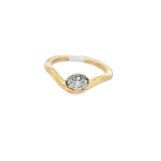Oval Diamond Fashion Ring
