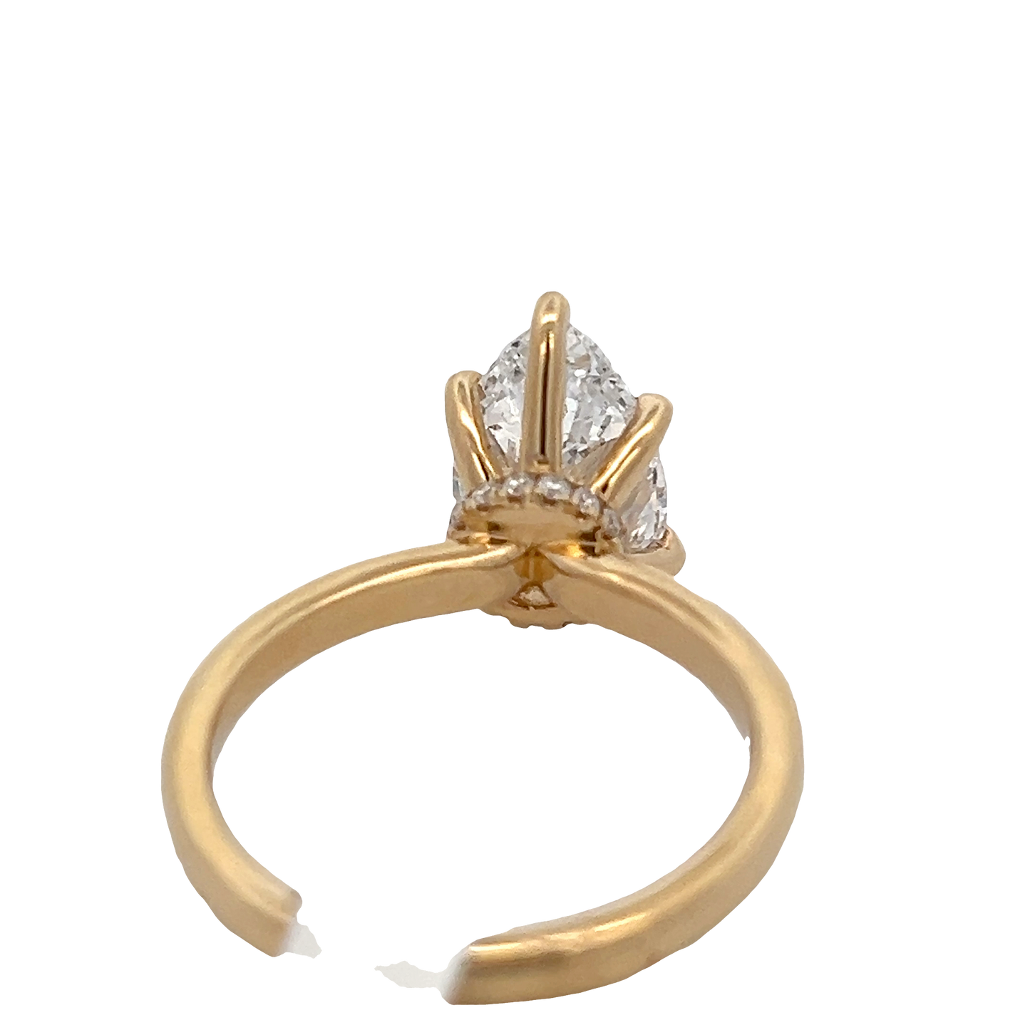 Pear Shape Diamond Fashion Ring