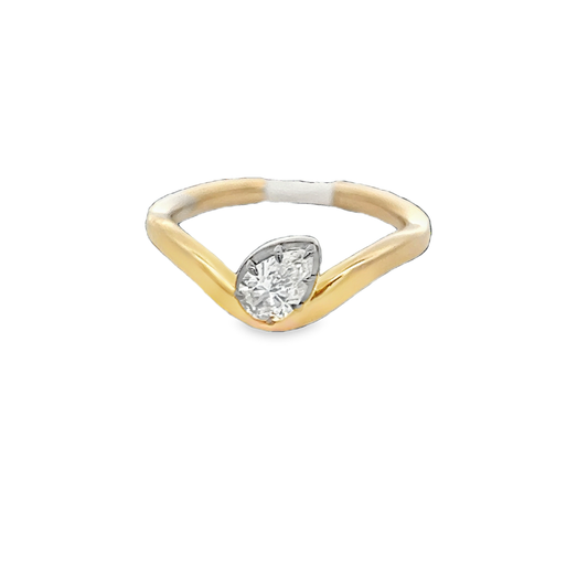 Pear Diamond Fashion Ring