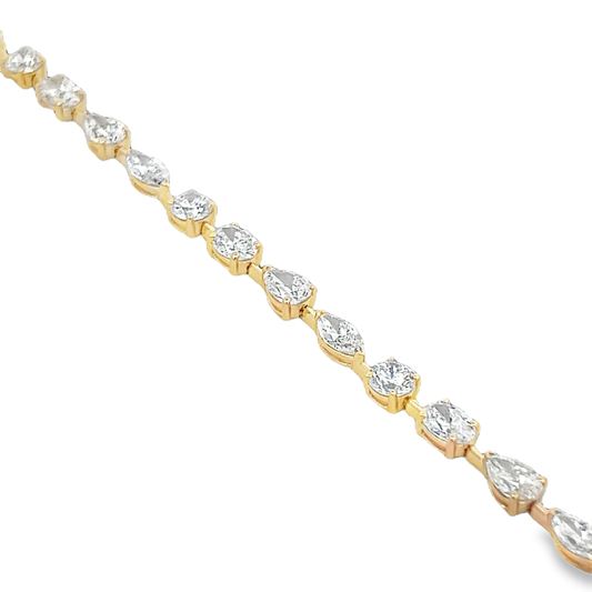 Various Shape Diamond Bracelet