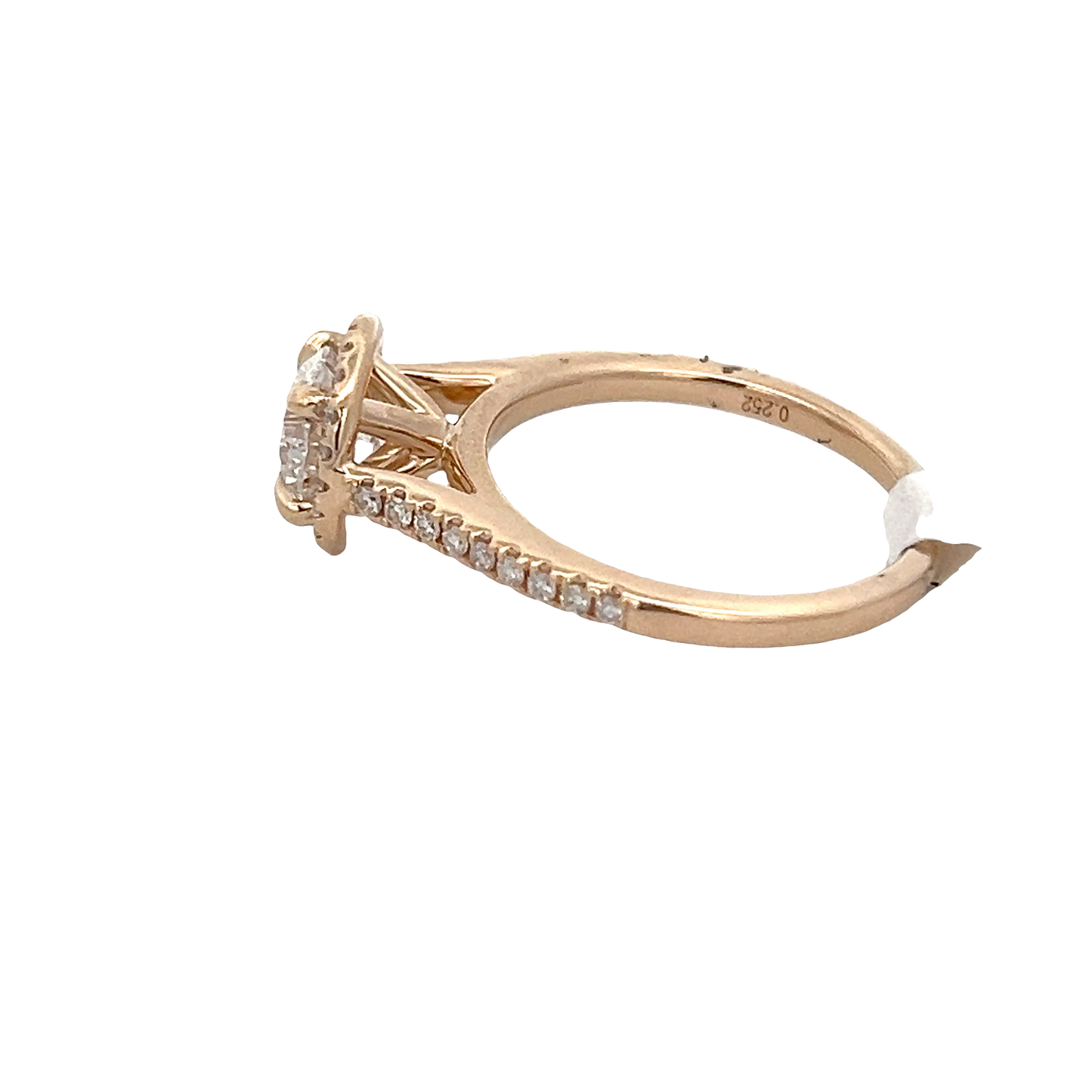 Round Halo Diamond Ring