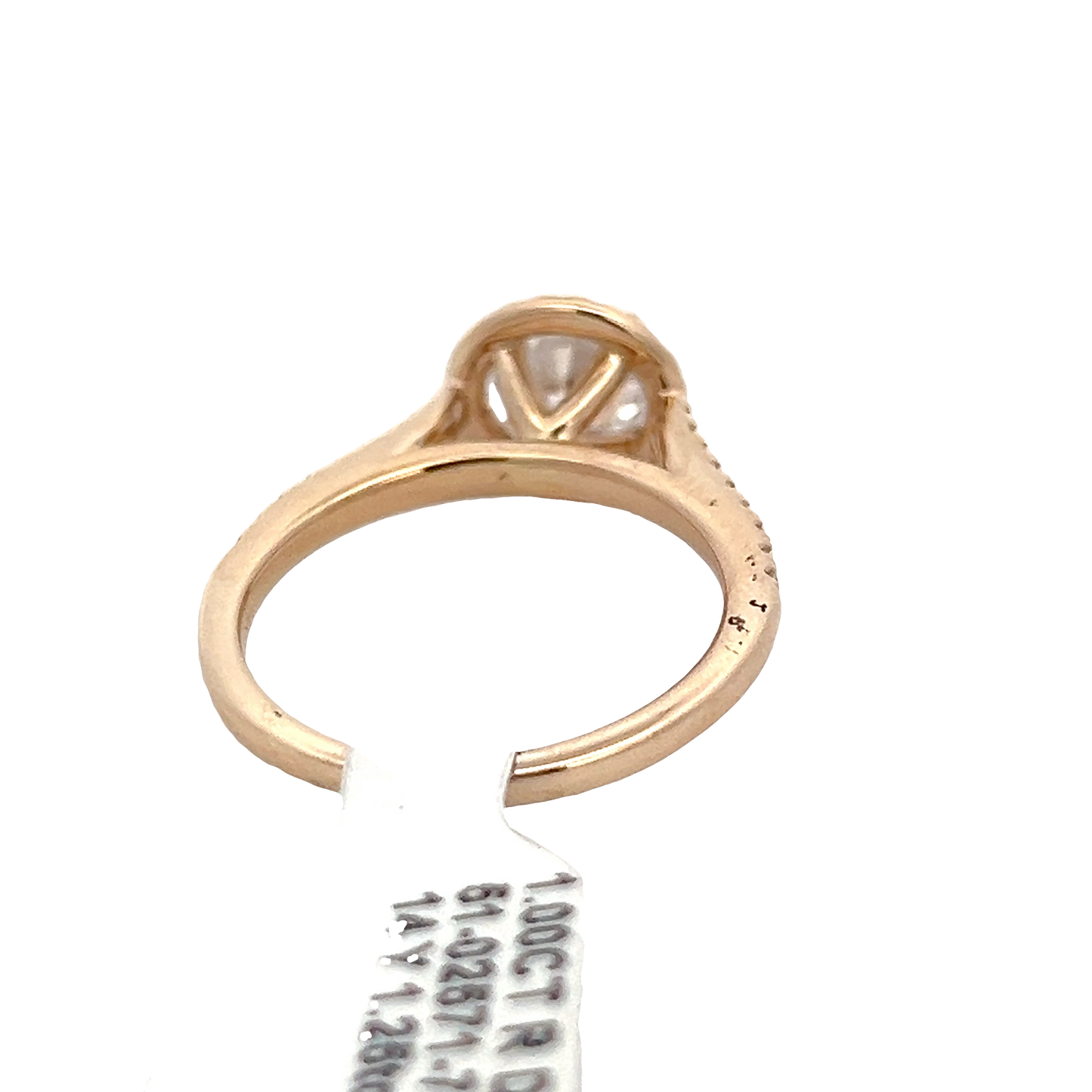 Round Halo Diamond Ring