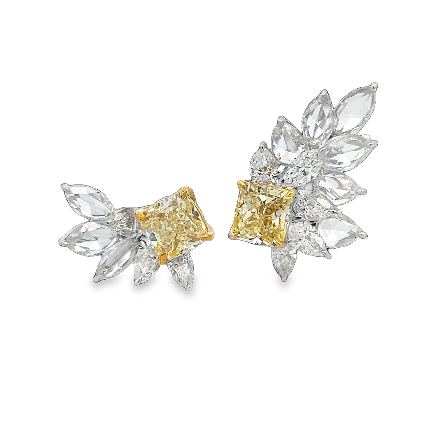 White and Yellow Fashion Ring