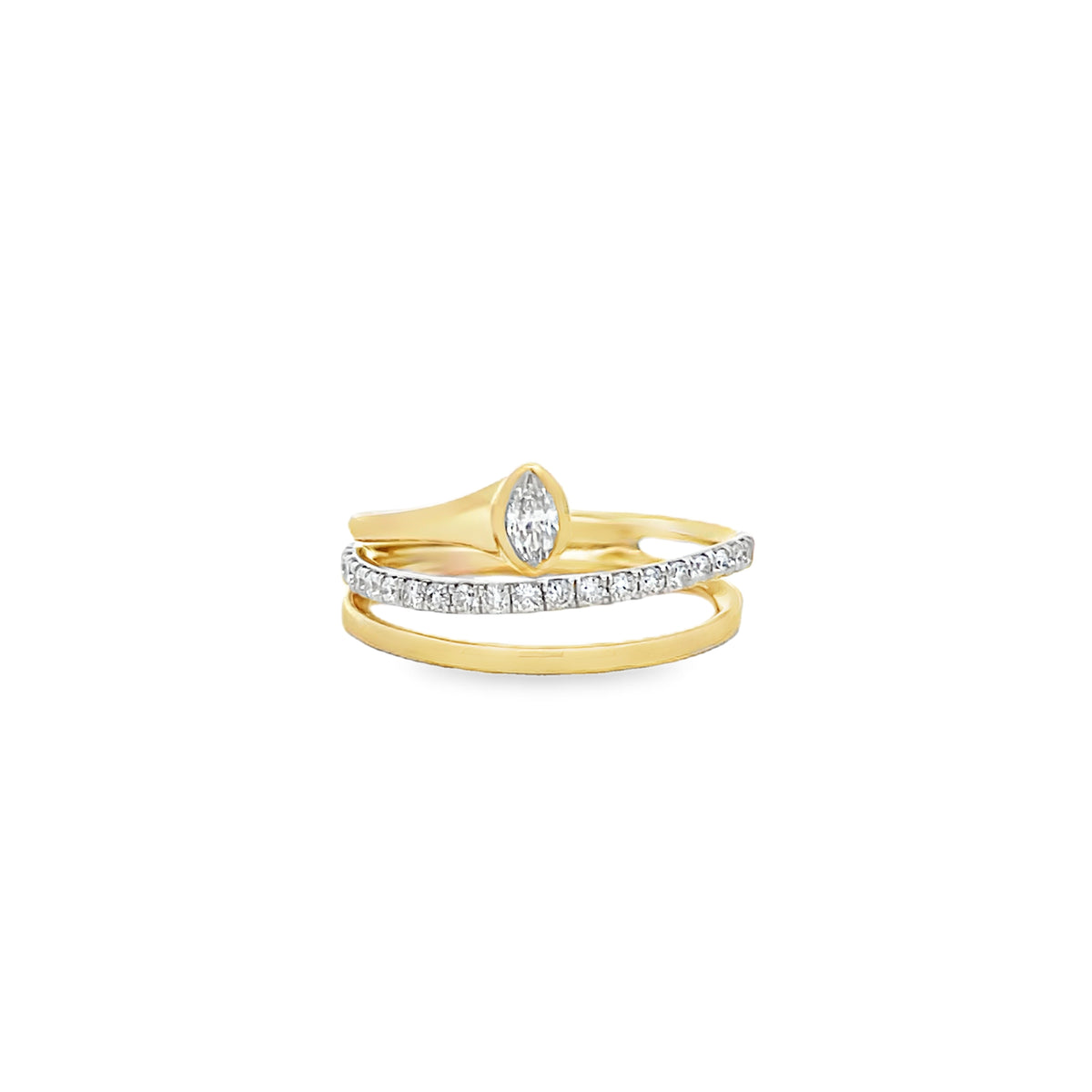 14Kt Diamond Wrap Fashion Ring