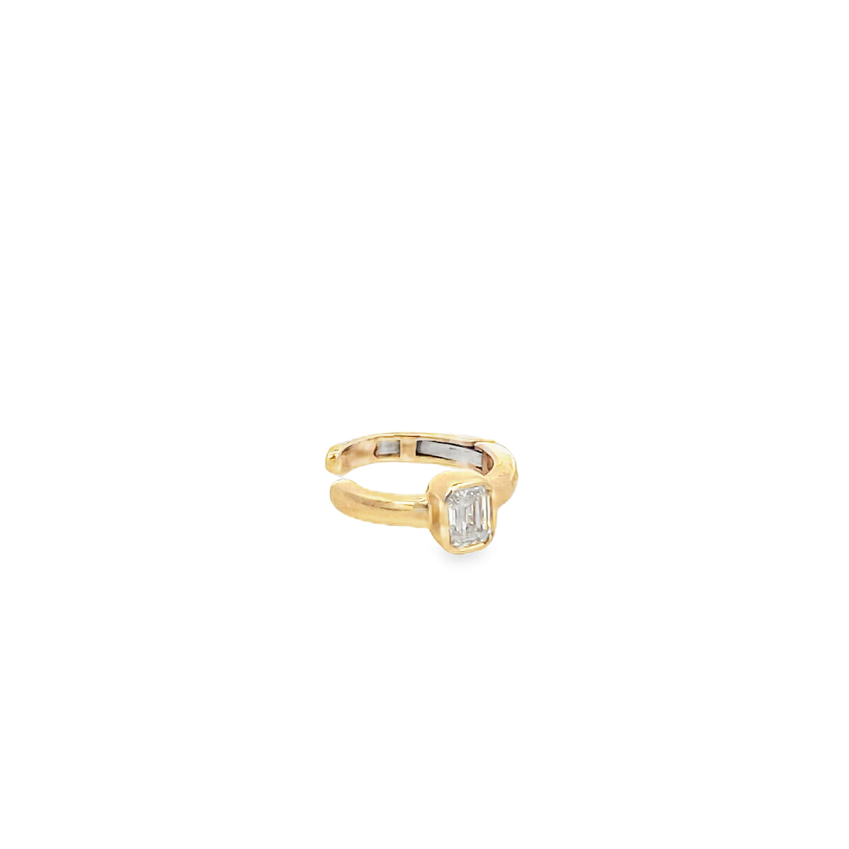 14Kt Emerald Diamond Ear Cuff