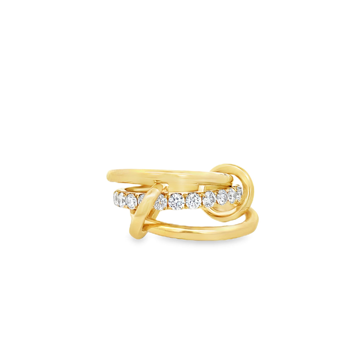 18Kt Triple Band with 2 Links