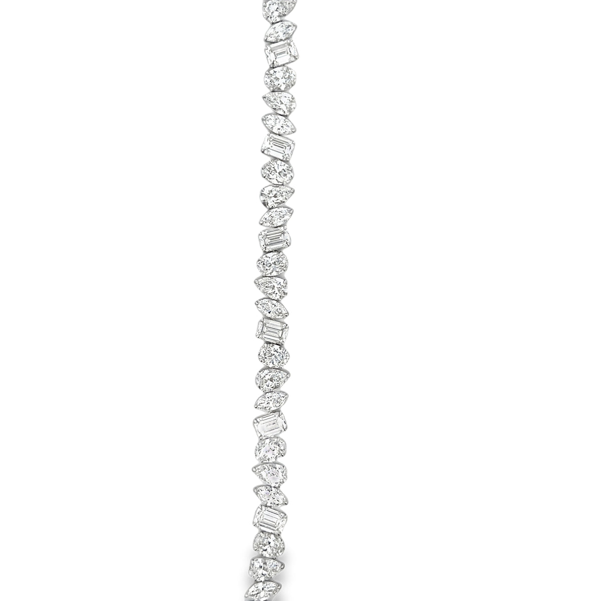 14Kt Various Shape Diamond Bracelet