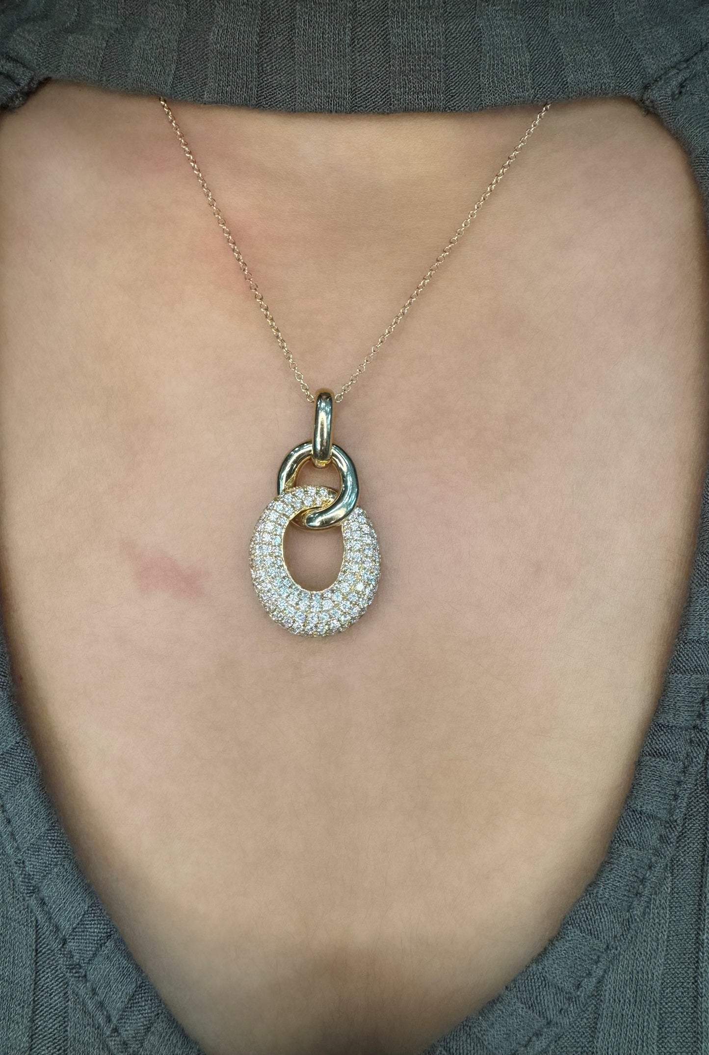 Gold and Diamond Pendant