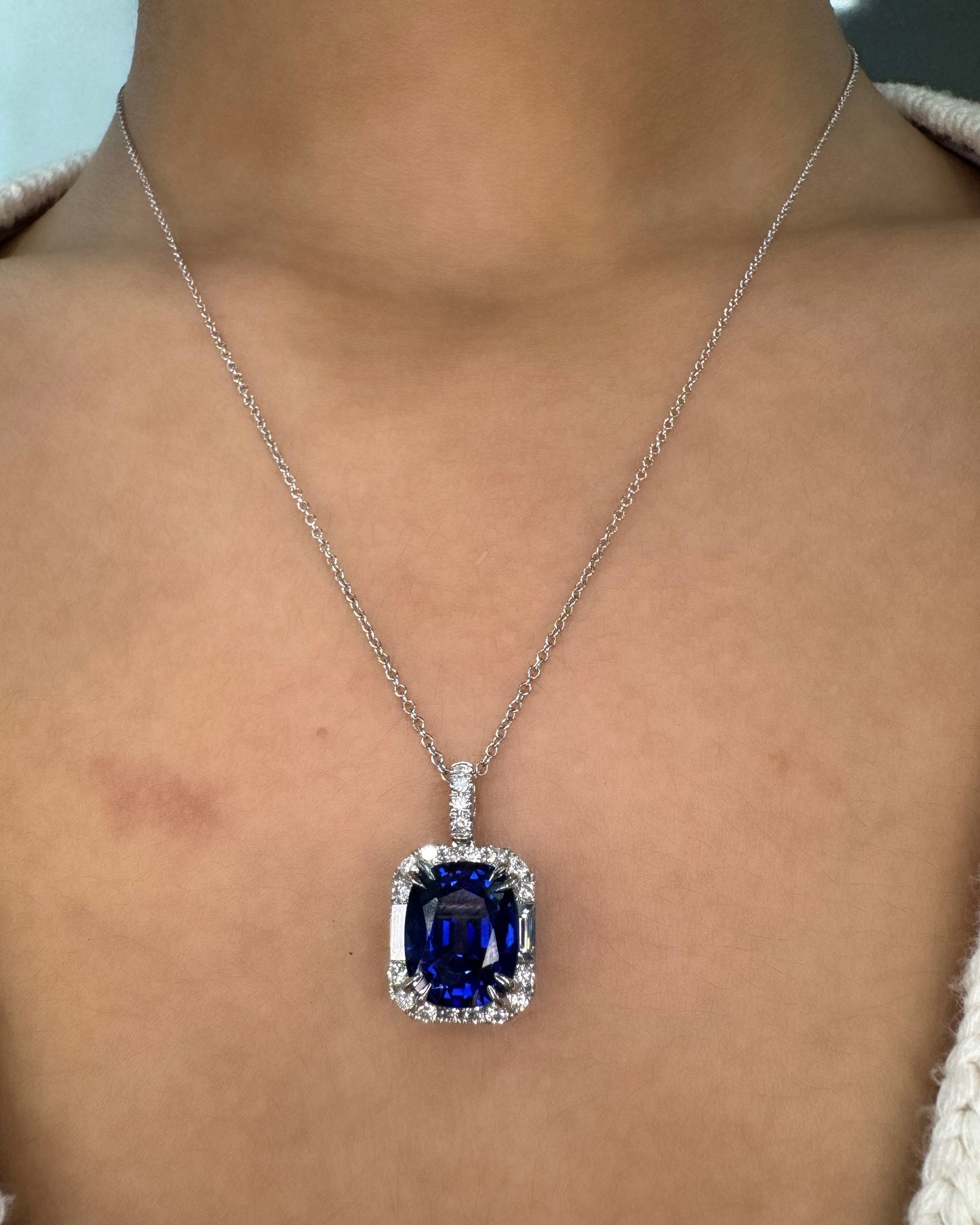Sapphire Mounting Pendant