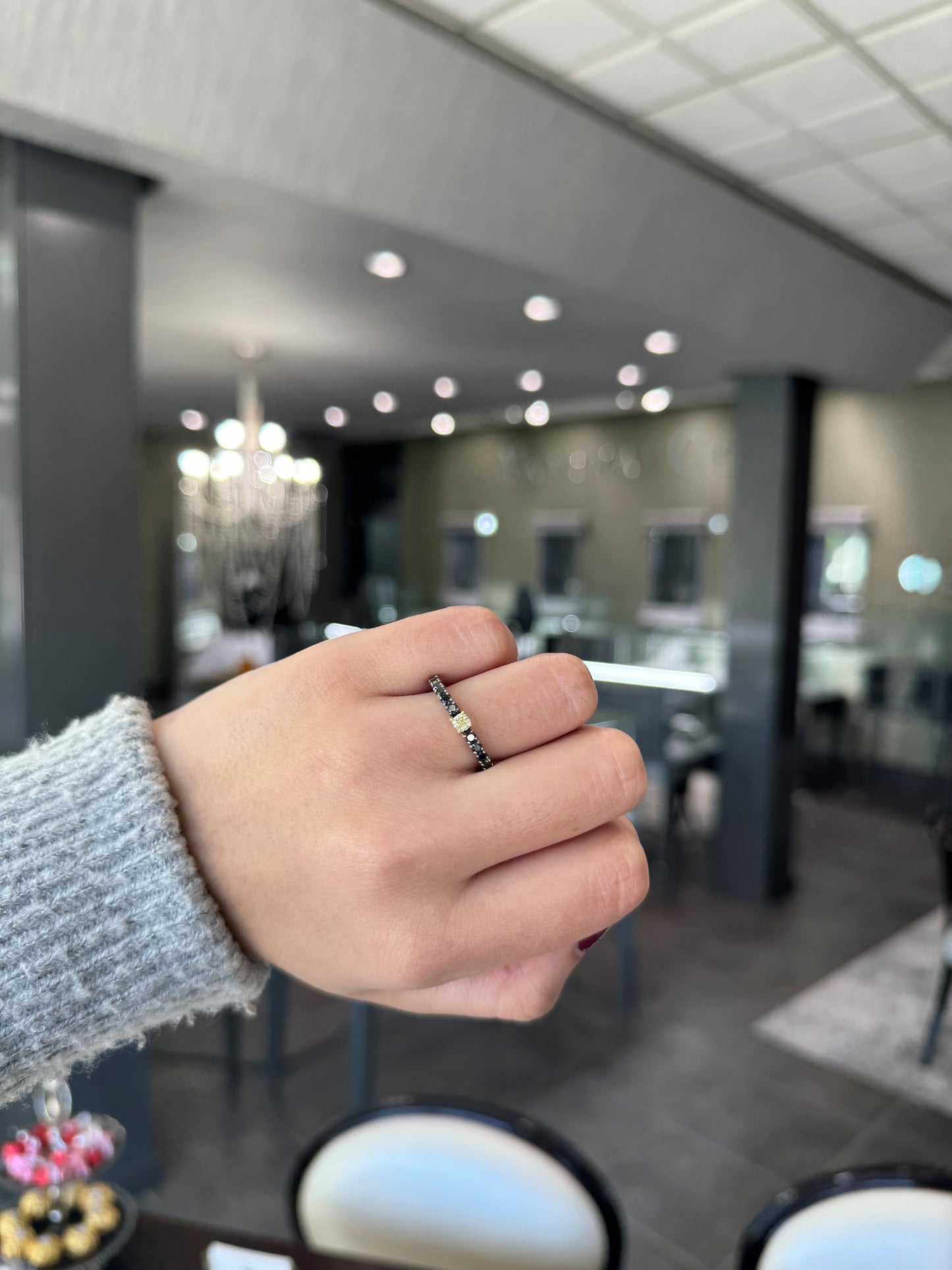 Black Diamond Fashion Ring