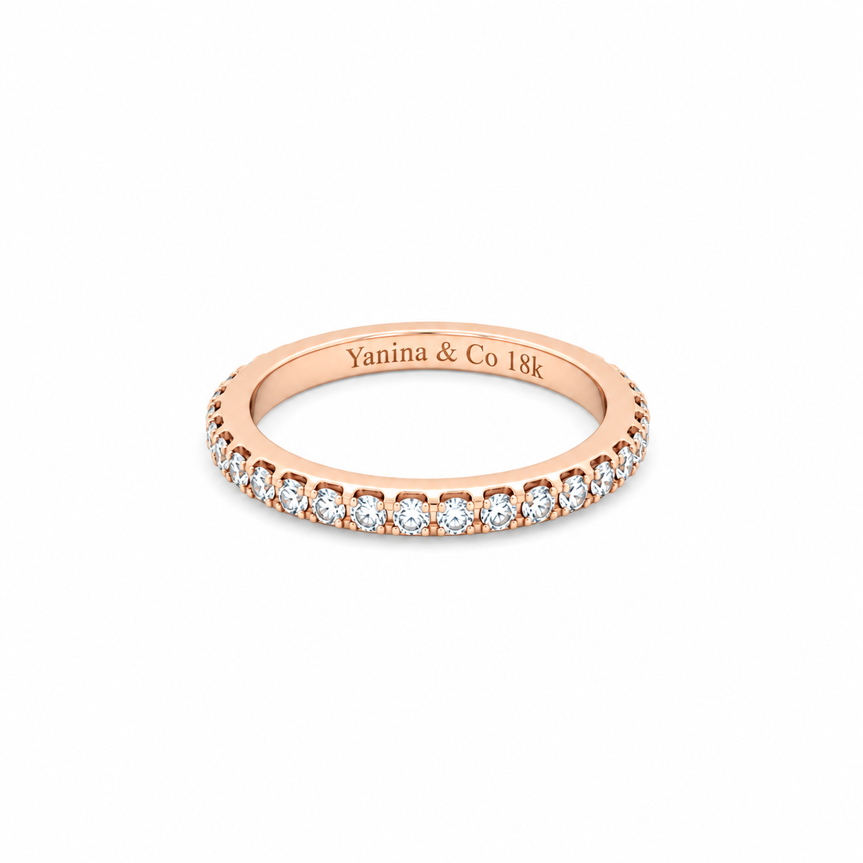 18Kt Gold Diamond Eternity Guard