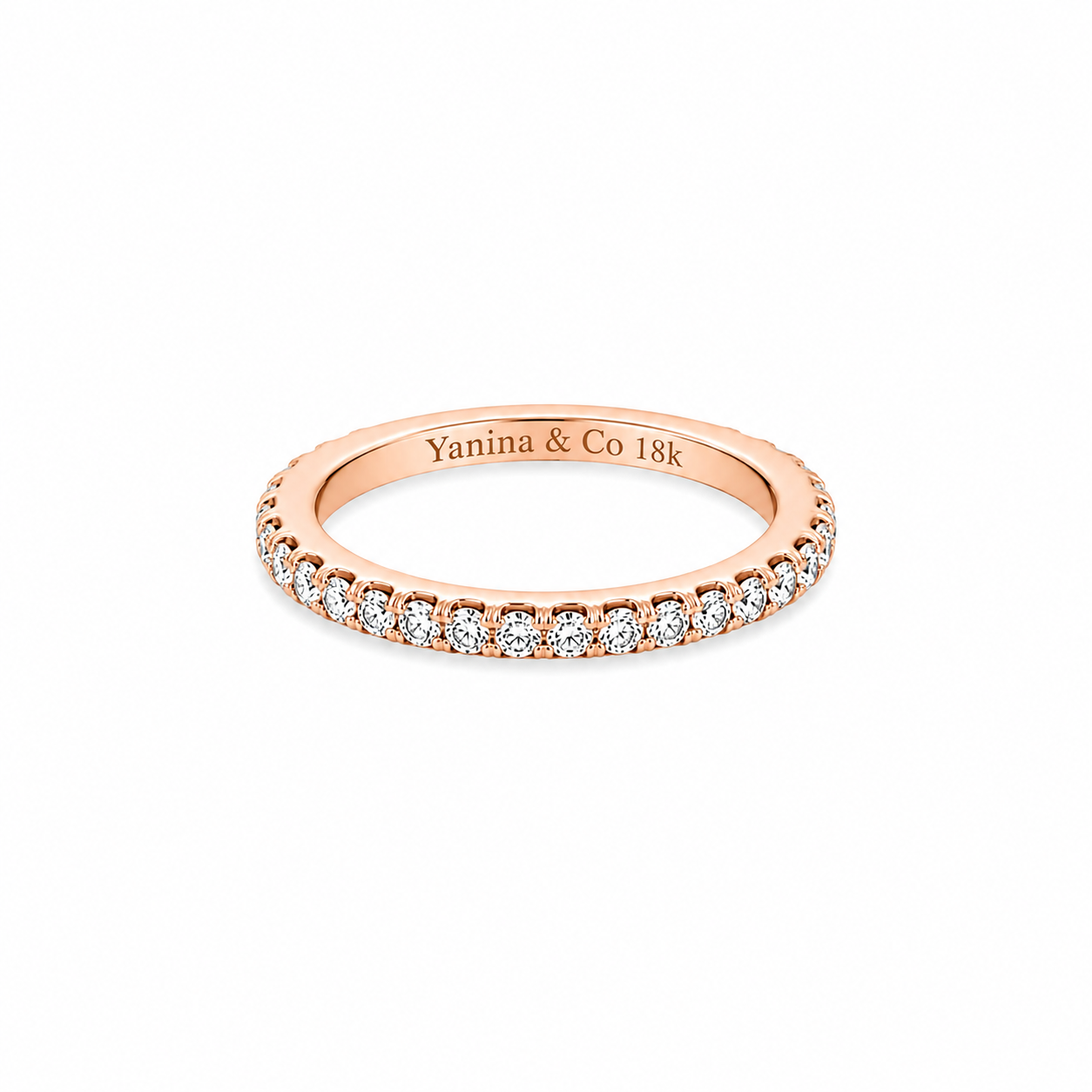 18Kt Gold Diamond Eternity Guard