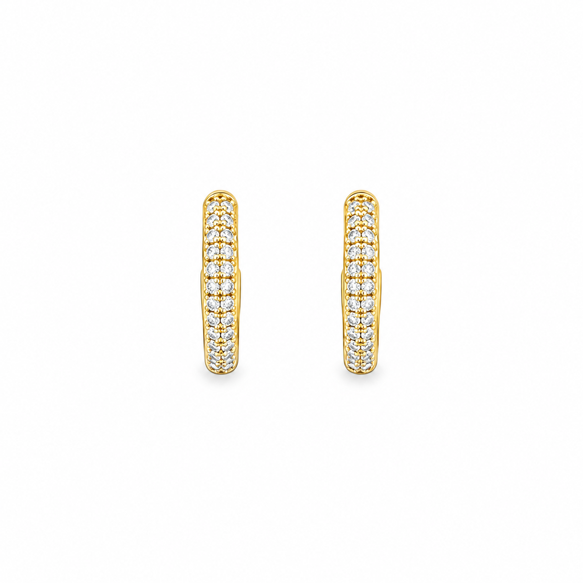 14Kt Huggie Earrings