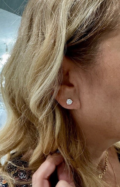 Diamond Stud Earrings