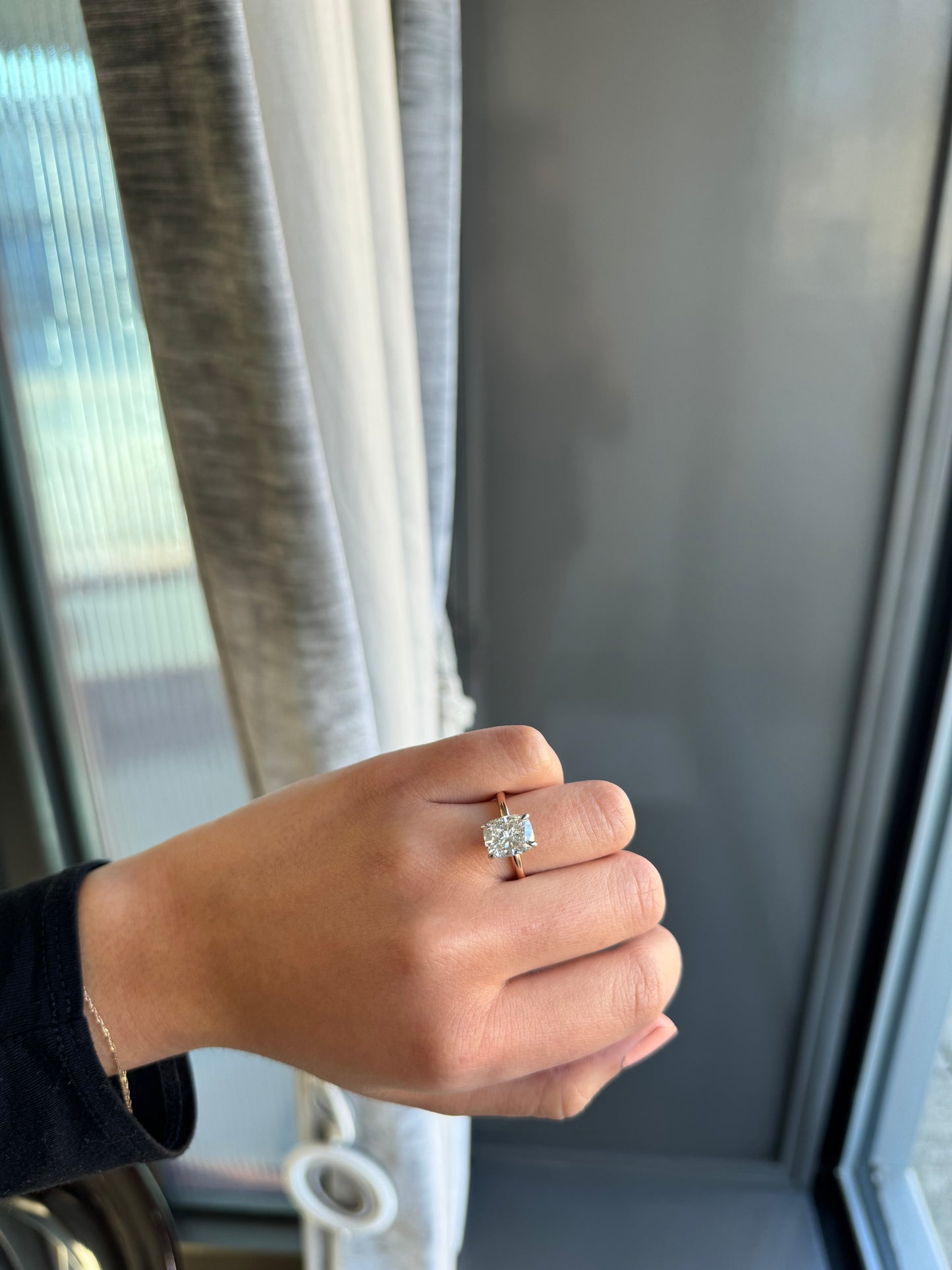 Rose Gold Engagement Setting