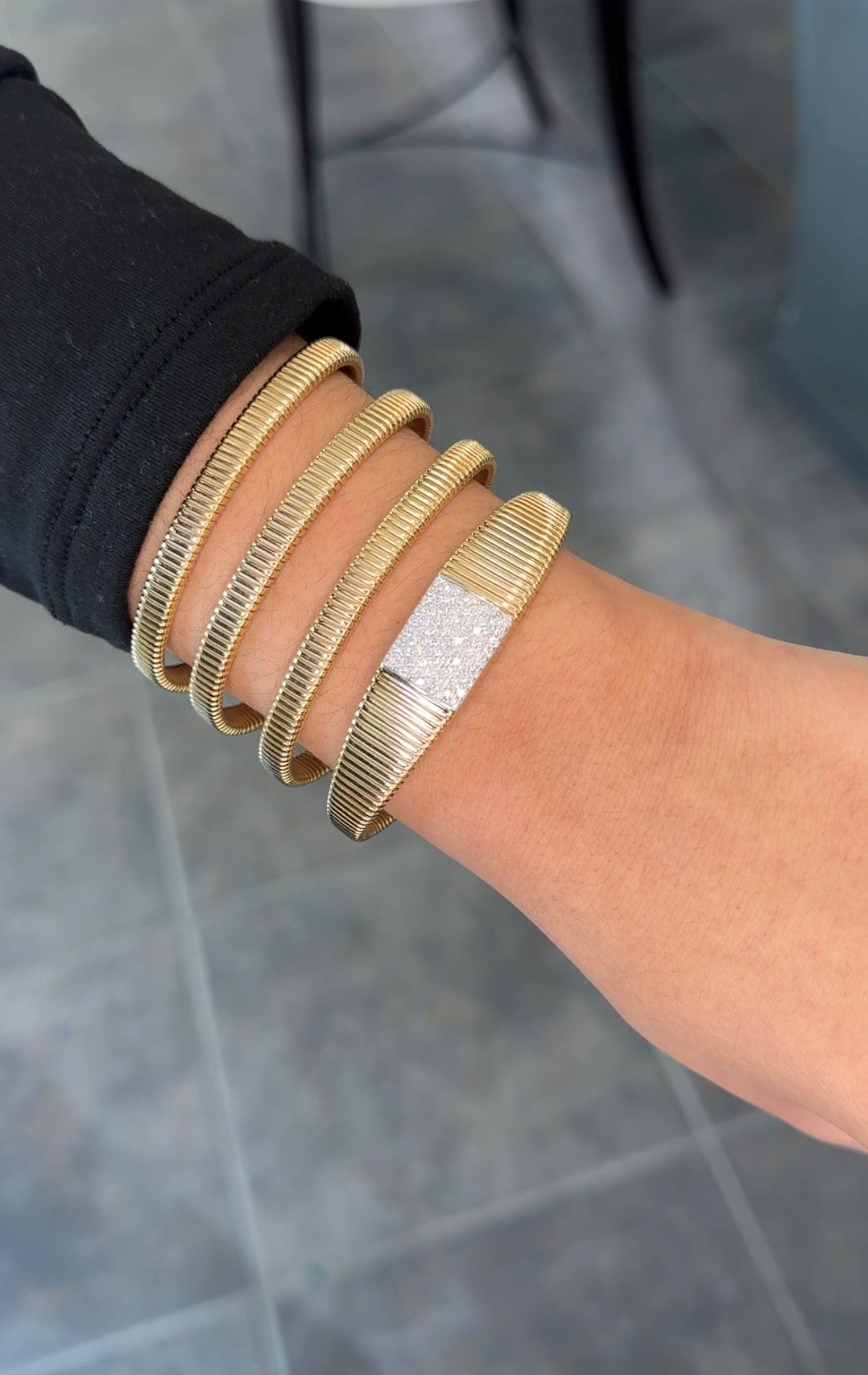 Yellow Gold Wrap Bracelet