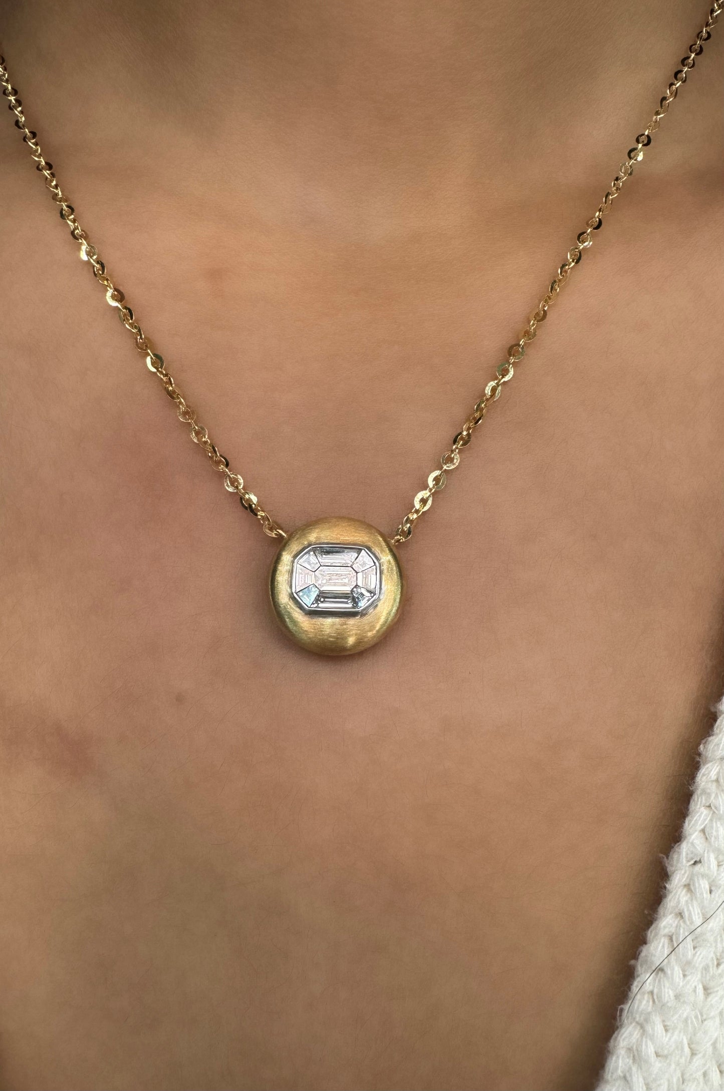 Bubble Diamond Pendant