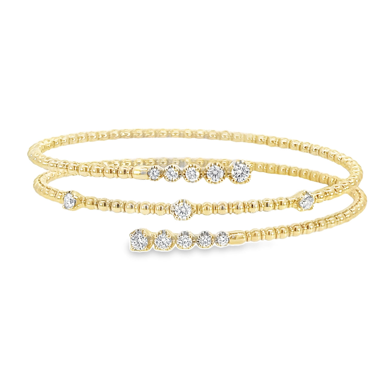Caviar Bead Wrap Bracelet